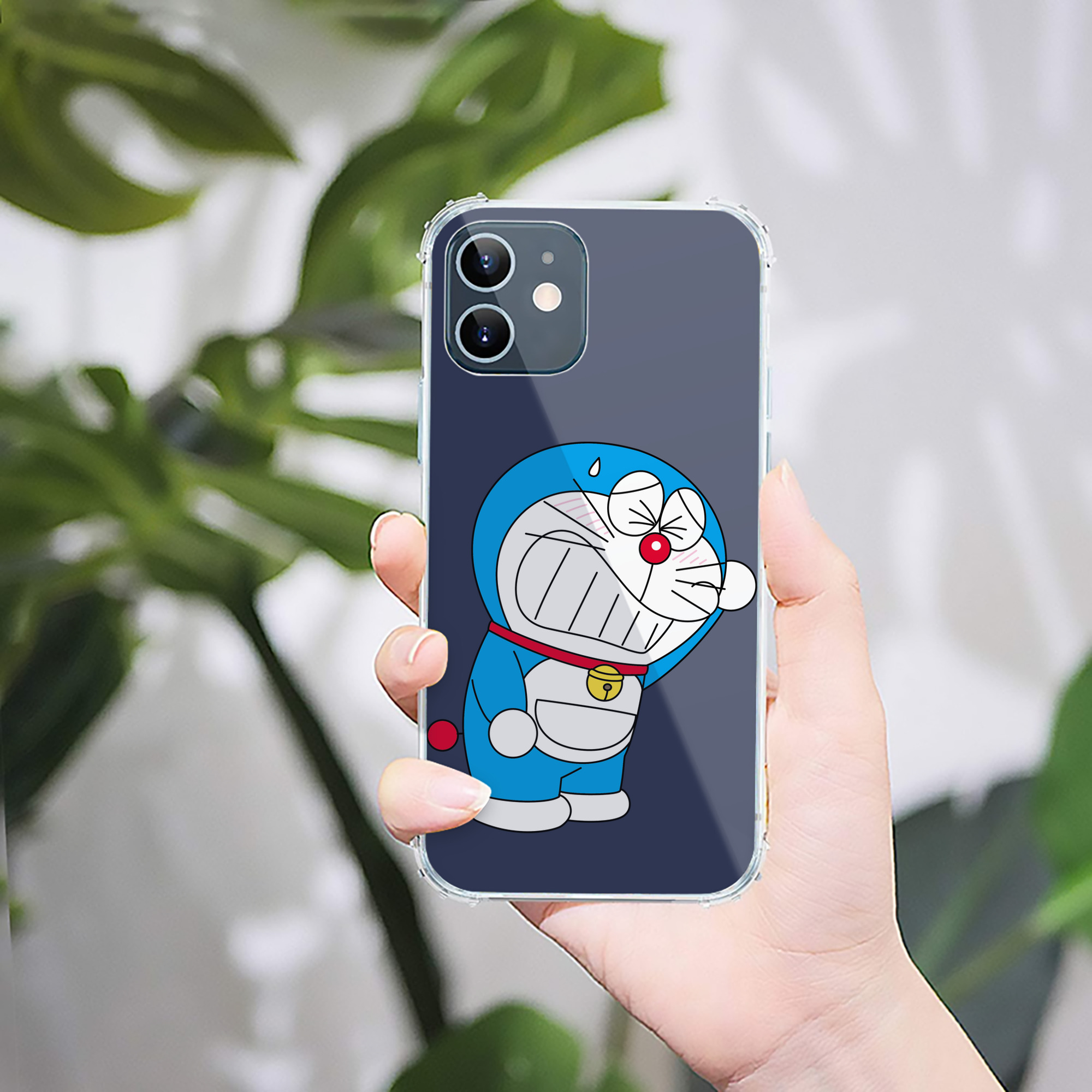 （画像用） ドラえもん Doraemon 【iPhone 12シリーズ対応】透明スマホケース（クリアソフトケース）